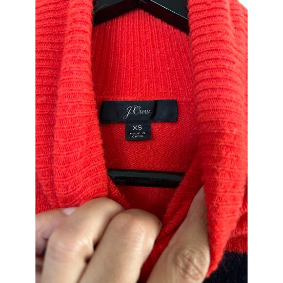J Crew Colorblock turtle neck sweater - Picture 4 of 5